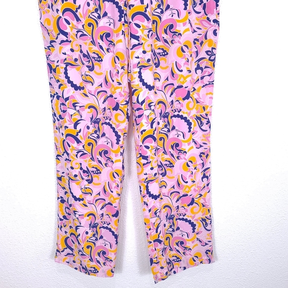J.CREW Pull-On Silk Paisley Swirl Pants - Picture 3 of 9
